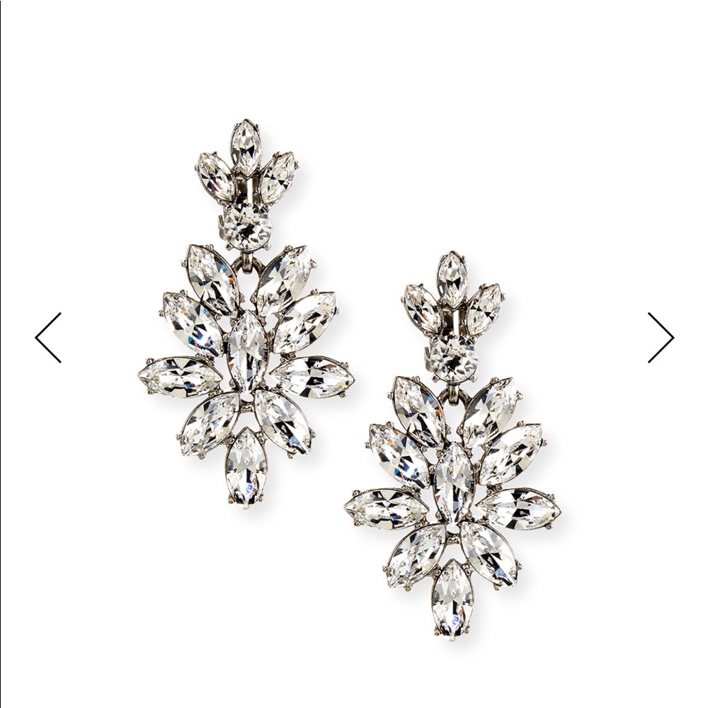 OSCAR DE LA RENTA NAVETTE EARRINGS